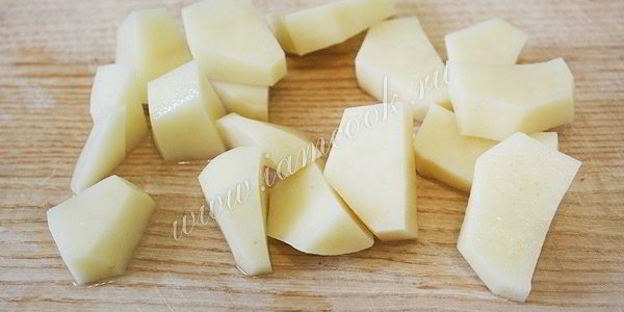 картофель запеченный с шампиньонами в духовке