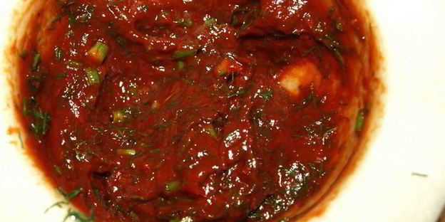 картофель, запеченный в томате