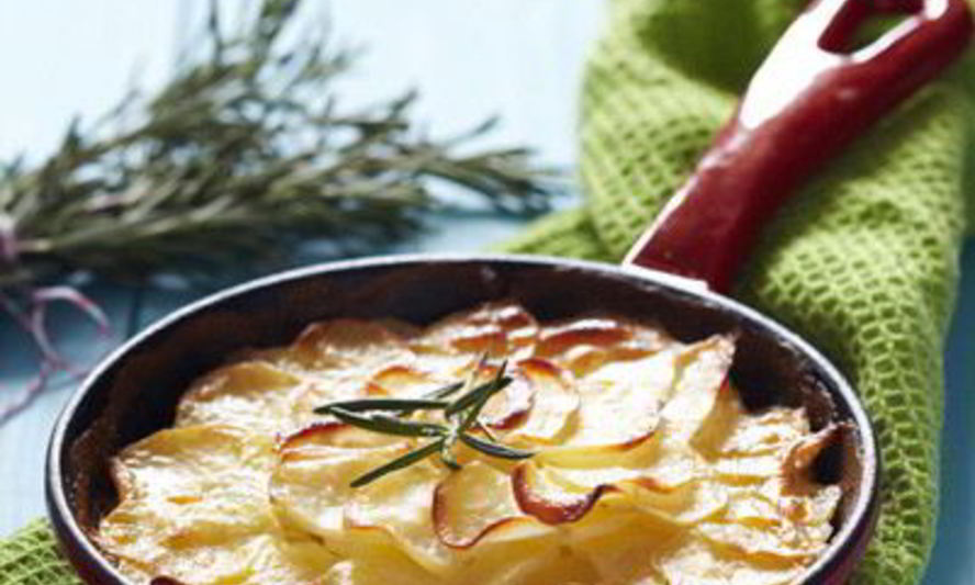 Рецепт картофельного гратен с белым вином