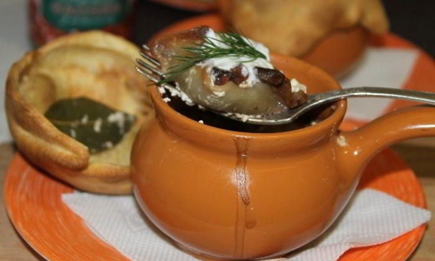 Рецепт кундюмов с фасолью и грибами