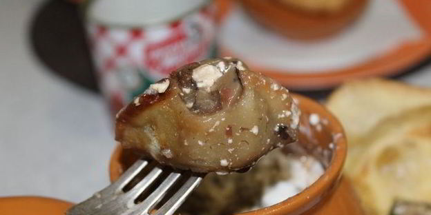 кундюмы с фасолью и грибами