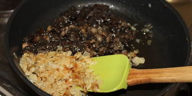 кундюмы с фасолью и грибами