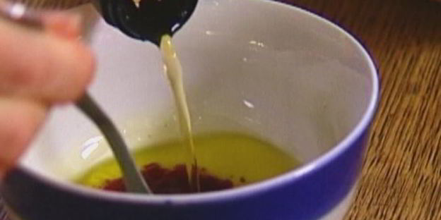 кускус с фасолью, гранатом и сладким перцем