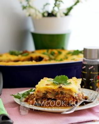 Мусака с баклажанами