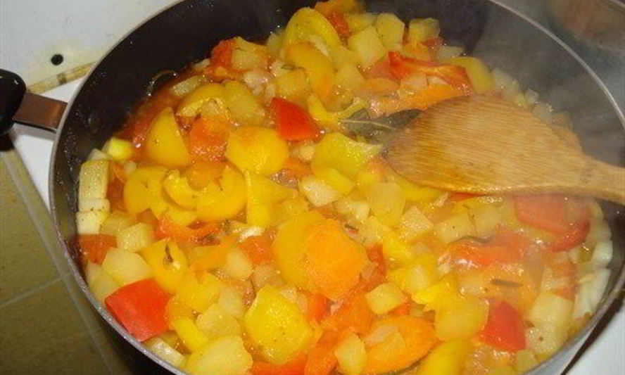 Рецепт овощей тушеных