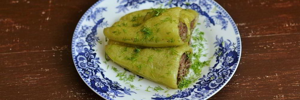 Перец фаршированный в духовке