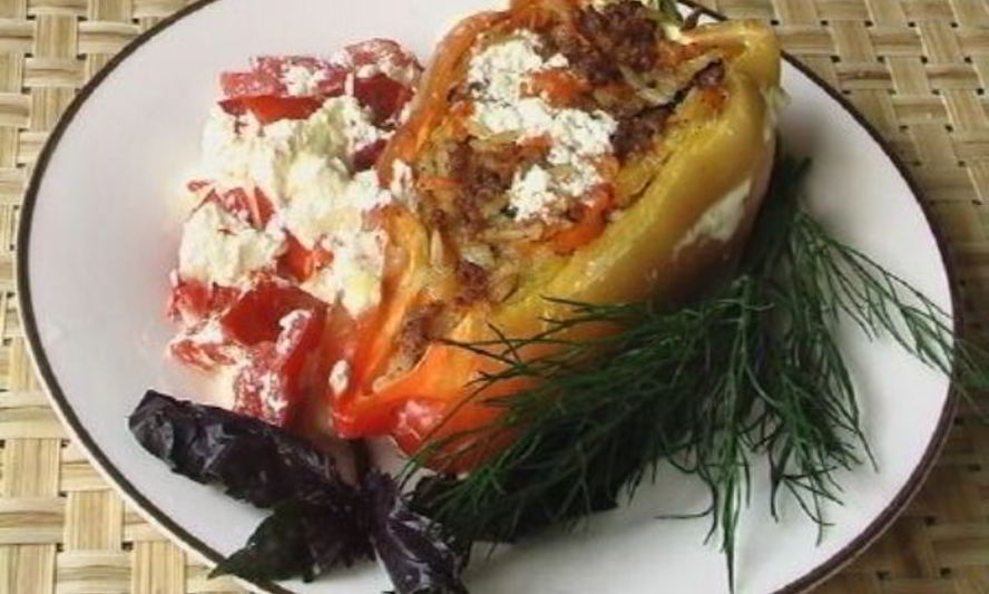Рецепт перцев с фаршем в духовке