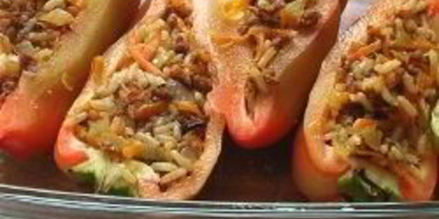 перцы с фаршем в духовке