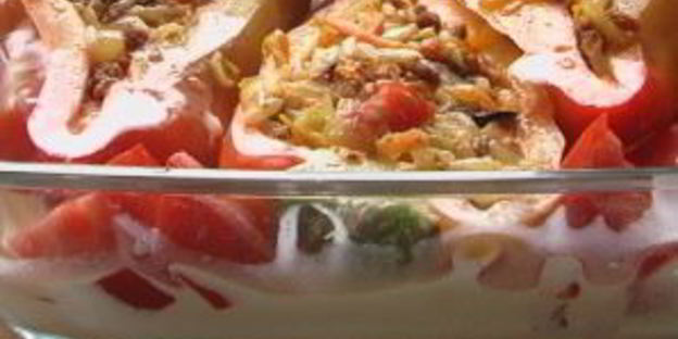 перцы с фаршем в духовке