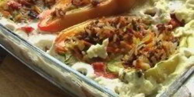 перцы с фаршем в духовке