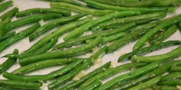 стручковая фасоль с чесноком