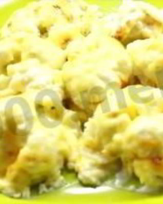 Цветная капуста под соусом бешамель