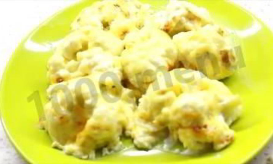 Рецепт цветной капусты под соусом бешамель