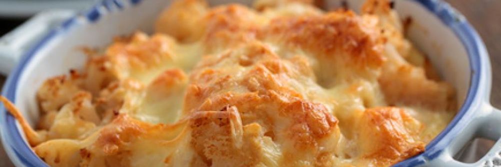 Цветная капуста под сырным соусом