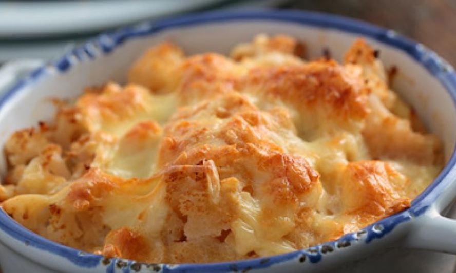 Рецепт цветной капусты под сырным соусом