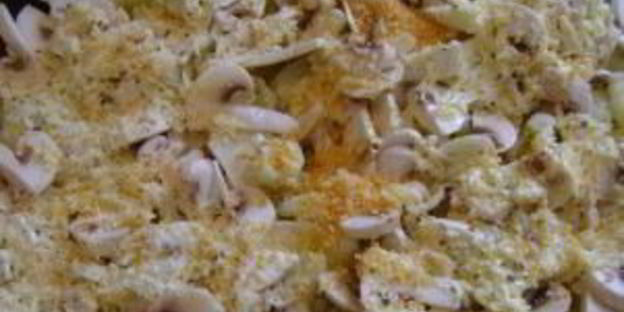 цветная капуста с грибами в духовке