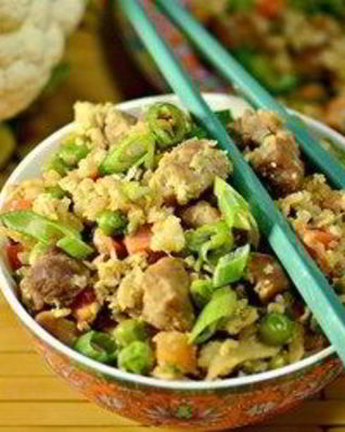 Цветная капуста с мясом по-китайски