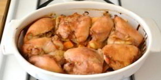 тушеная картошка с курицей в духовке