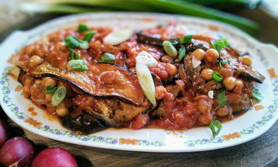 Рецепт вегетарианской мусаки с нутом