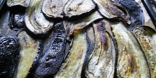 вегетарианская мусака с нутом