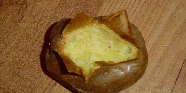 запеченный картофель с брокколи