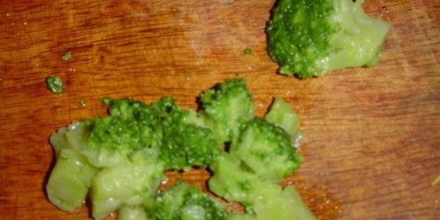 запеченный картофель с брокколи