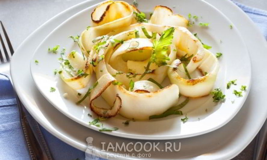 Рецепт жареной кольраби