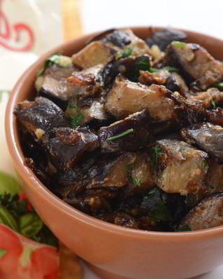 Жареные баклажаны с майонезом