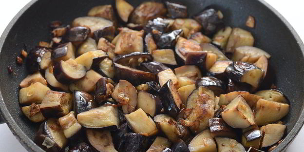 жареные баклажаны с майонезом