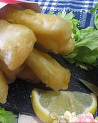 Жареные стебли сельдерея