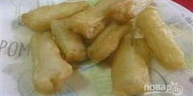 жареные стебли сельдерея