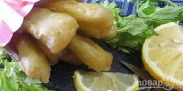 жареные стебли сельдерея