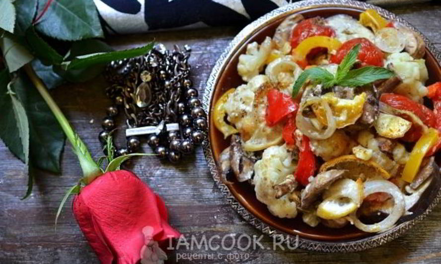 Рецепт овощного гарнира к мясу