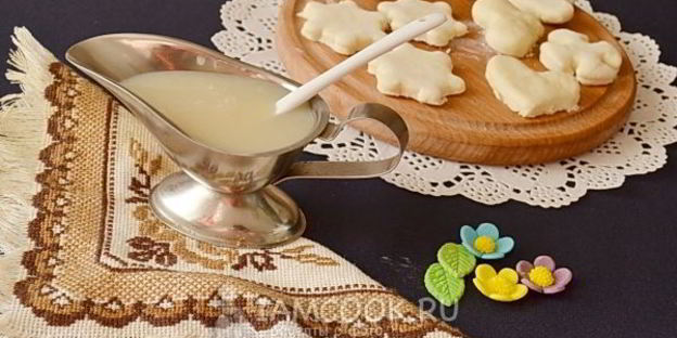 белая глазурь для печенья