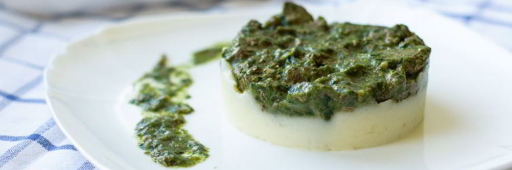 Говяжья печень со шпинатом и финиками