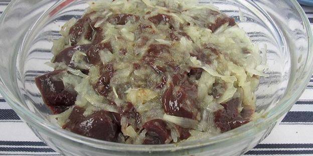 говяжья печень в кляре жареная