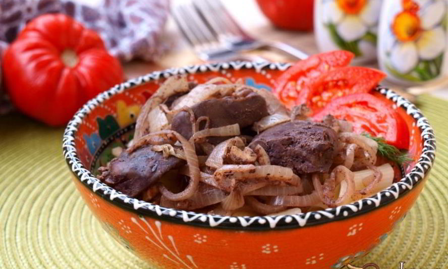 Рецепт куриной печени с грецкими орехами