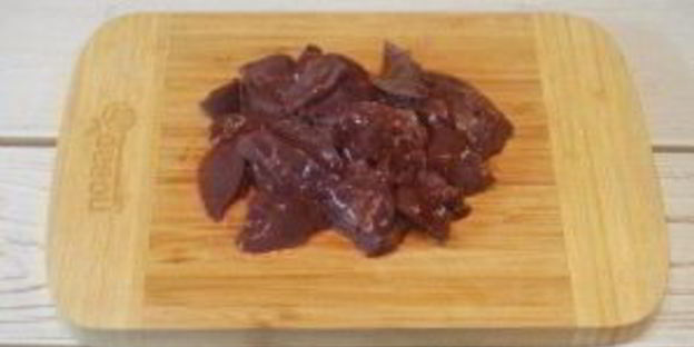 куриная печень с грибами