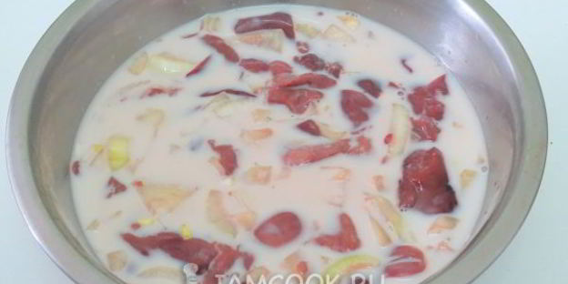 куриная печень с картошкой в духовке