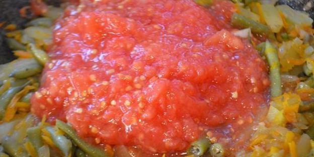 куриная печень с овощами в кисло-сладком соусе