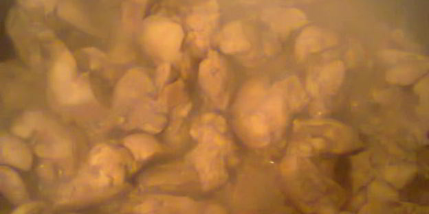 куриная печень с рисом