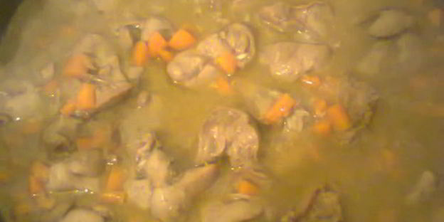 куриная печень с рисом