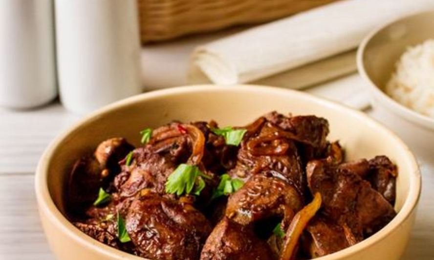 Рецепт куриной печени в азиатском стиле