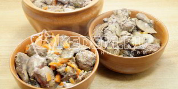 куриная печень в духовке