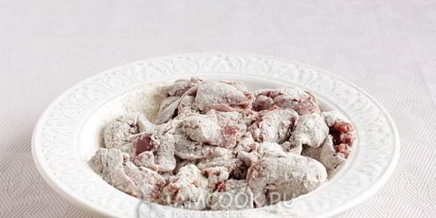 куриная печень жареная с луком