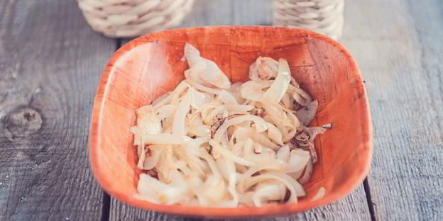 куриная печенка с яблоками