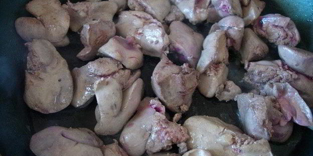 нежная куриная печеночка