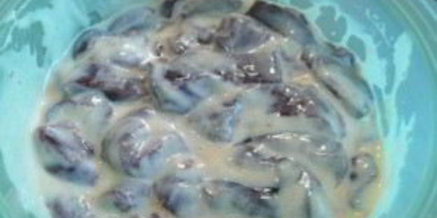 печень говяжья на сковороде