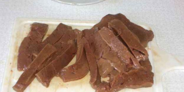 печень говяжья с овощами