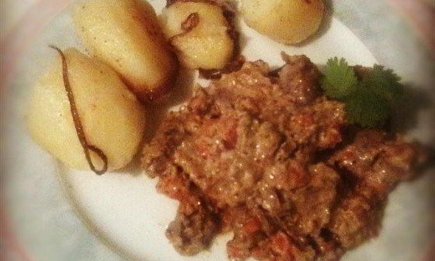 Рецепт печени кролика в сливочном соусе